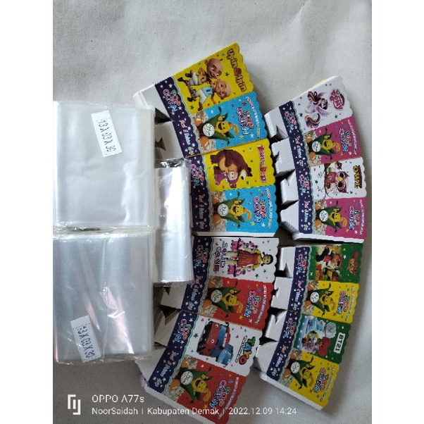

Plastik dan Bungkus Popcorn Ukuran 12x6 cm isi 100pcs
