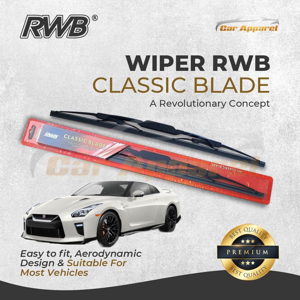 Wiper RWB Classic Skyline GTR R35 2009 Hybrid / Windshield Skyline GTR