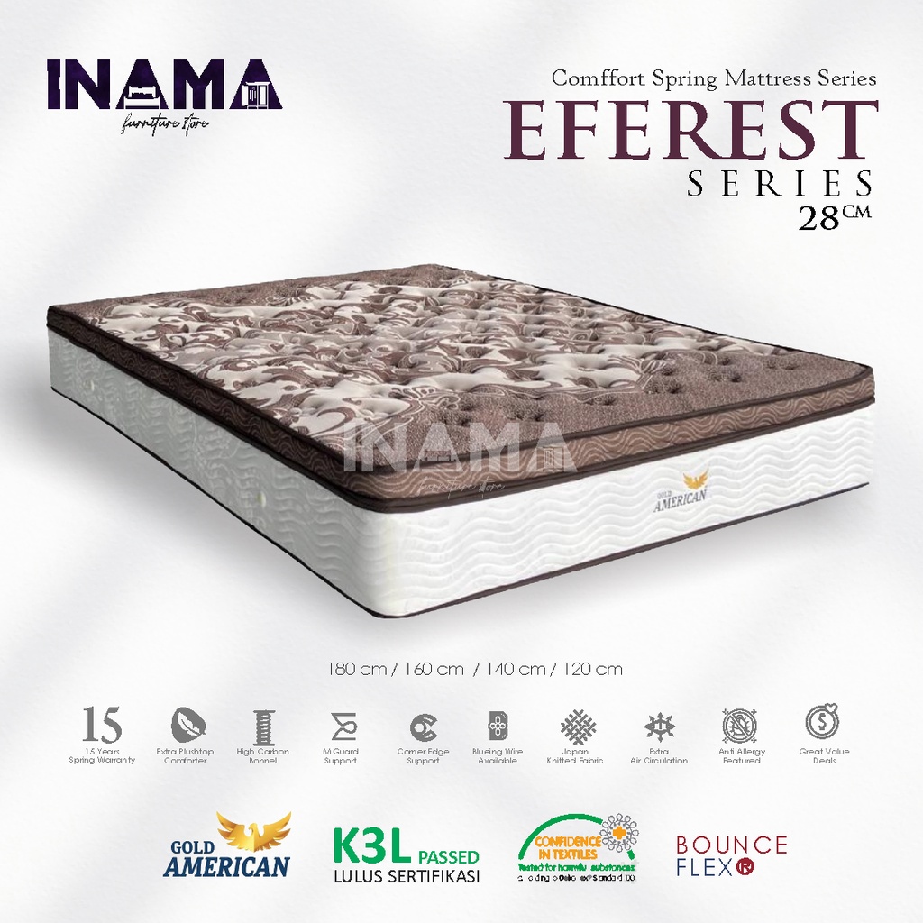 Promo Kasur Springbed Gold American Murah