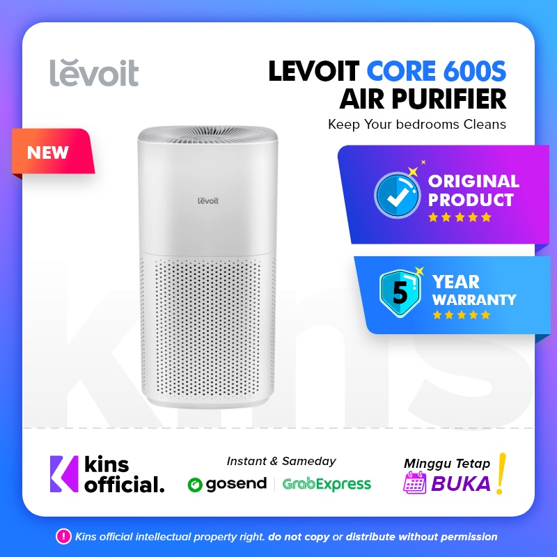 Levoit Core 600S Smart WiFi True HEPA Air Purifier H13 USA Original