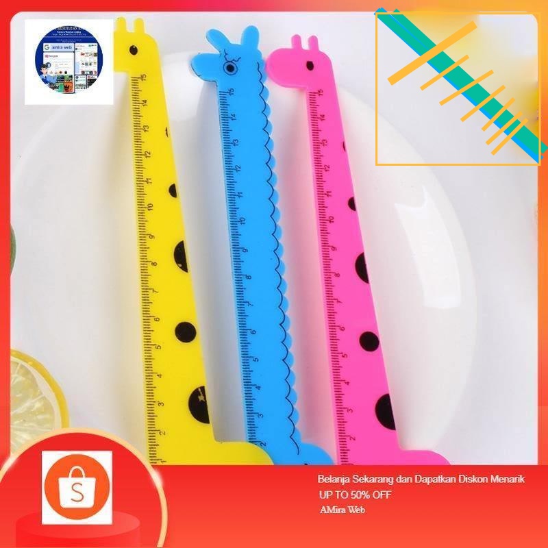 

Penggaris Pengaris Plastik 15cm Stationary