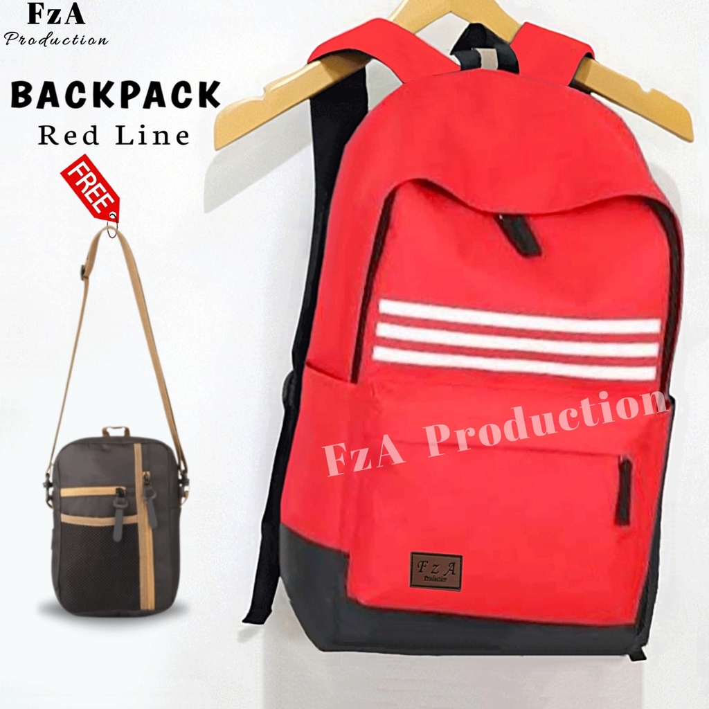 Big Promo..Tas Ransel Punggung Distro Casual Pria Wanita / Tas Ransel Laptop Sekolah Kuliah Bacpack Distro Original - FzA