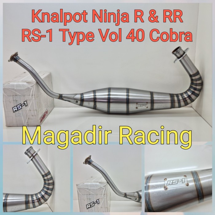 Chamber Knalpot Ninja R & RR RS1 Vol 40 Type Cobra Original RS 1
