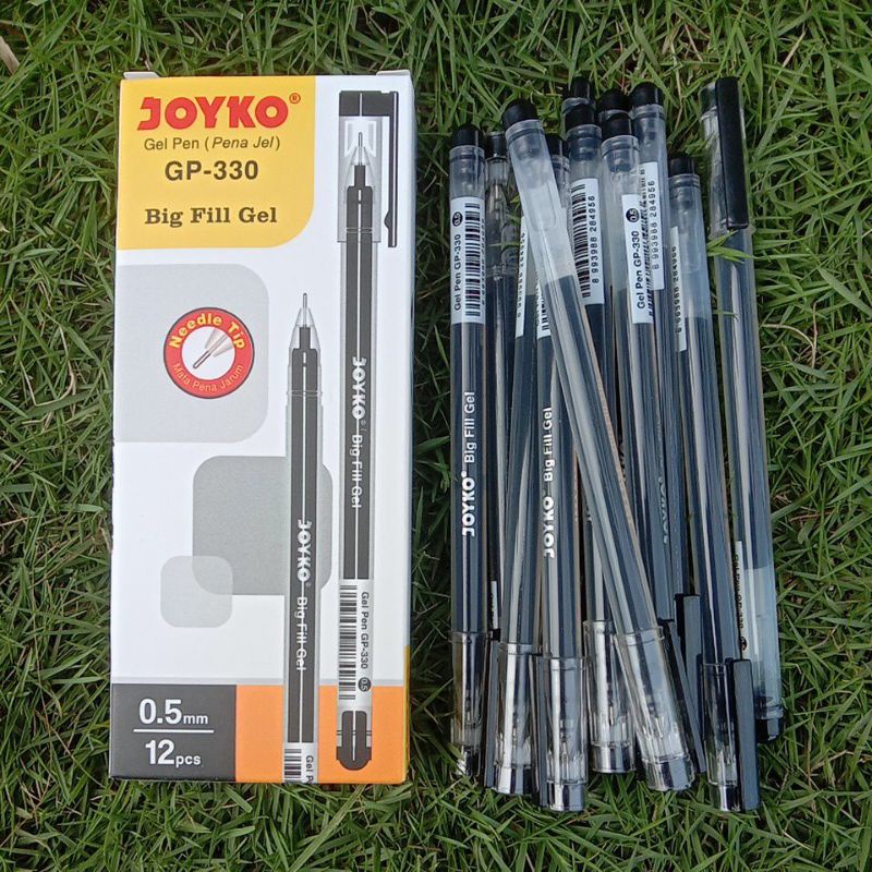 

(12pcs)Bolpen Joyko Gel GP -330 Big Fil Gel/Pulpen Basah/PenaJel/Bolpoin