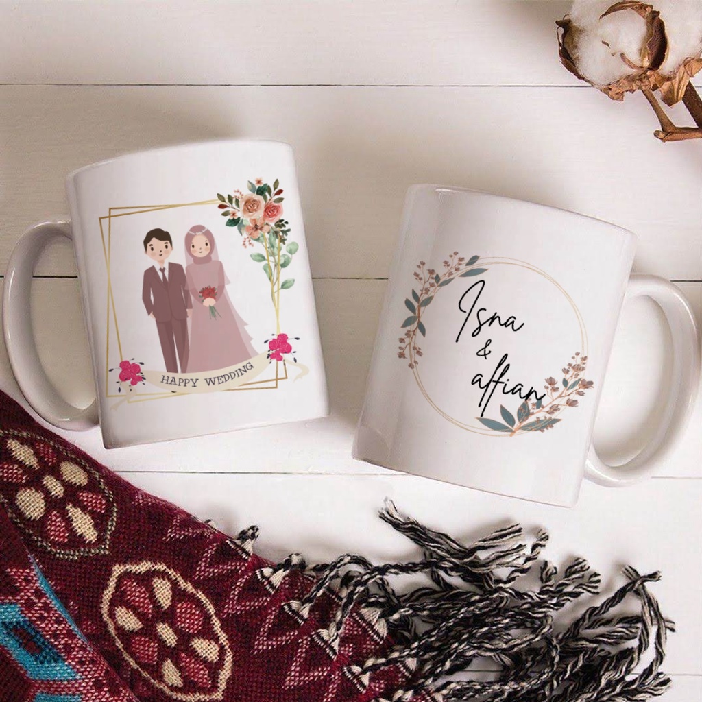 HAMPERS WEDDING MUG, MUG KADO NIKAH