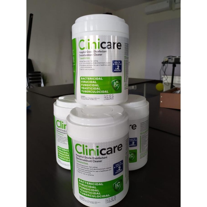 Clinicare Desinfectant Wipes - Tisu Basah Desinfectan Anti Corona