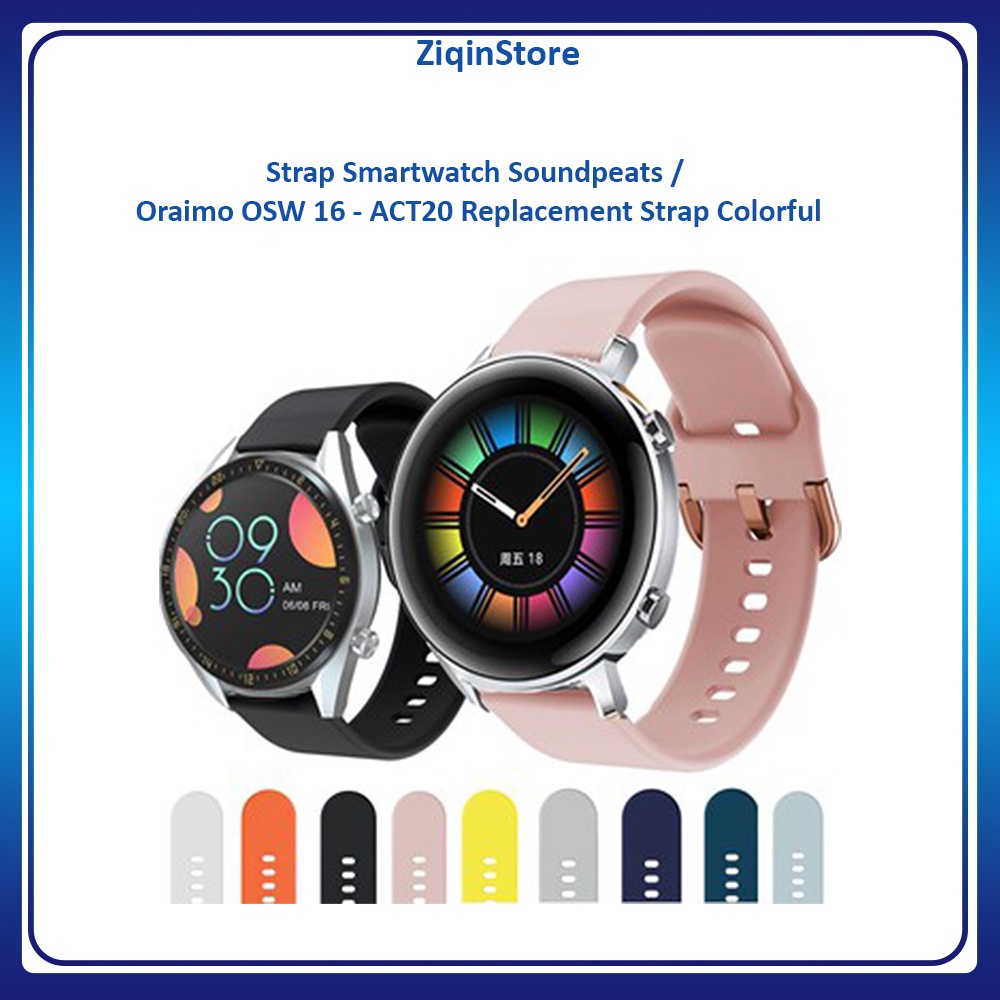 Strap Smartwatch Soundpeats / Oraimo OSW 16 - ACT20 Replacement Strap Colorful