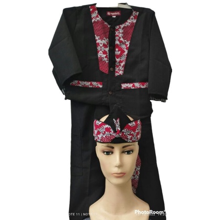 Jual Baju pangsi anak laki batik/stelan seragam pangsi anak sekolah