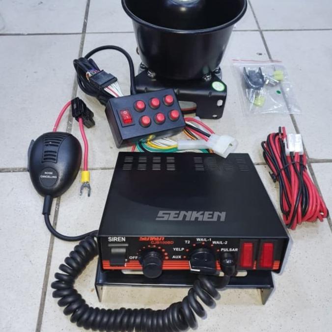 sirine SENKEN komplit amplifier jumper dan toa