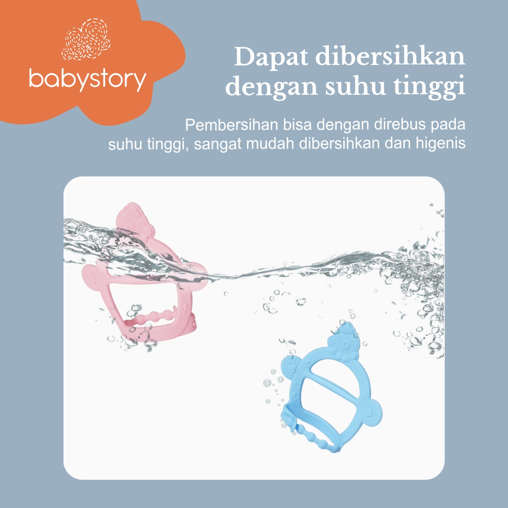 Teether gelang bpa free gigitan bayi gelang baby teether