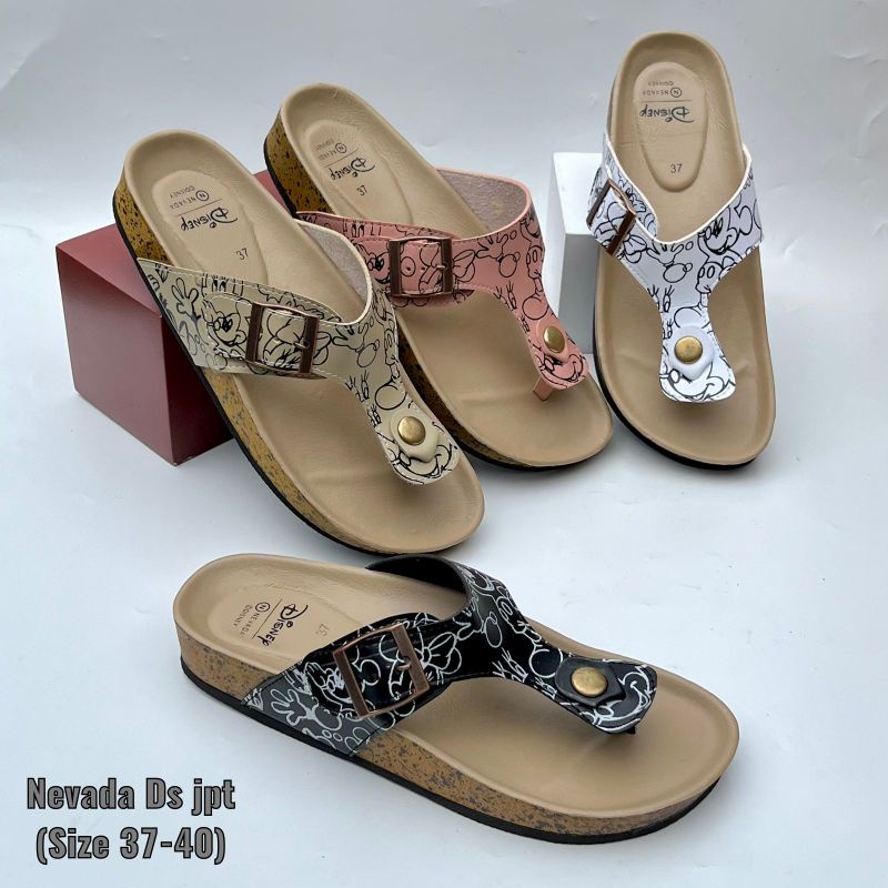 Sandal jepit wanita disney nevada brand matahari