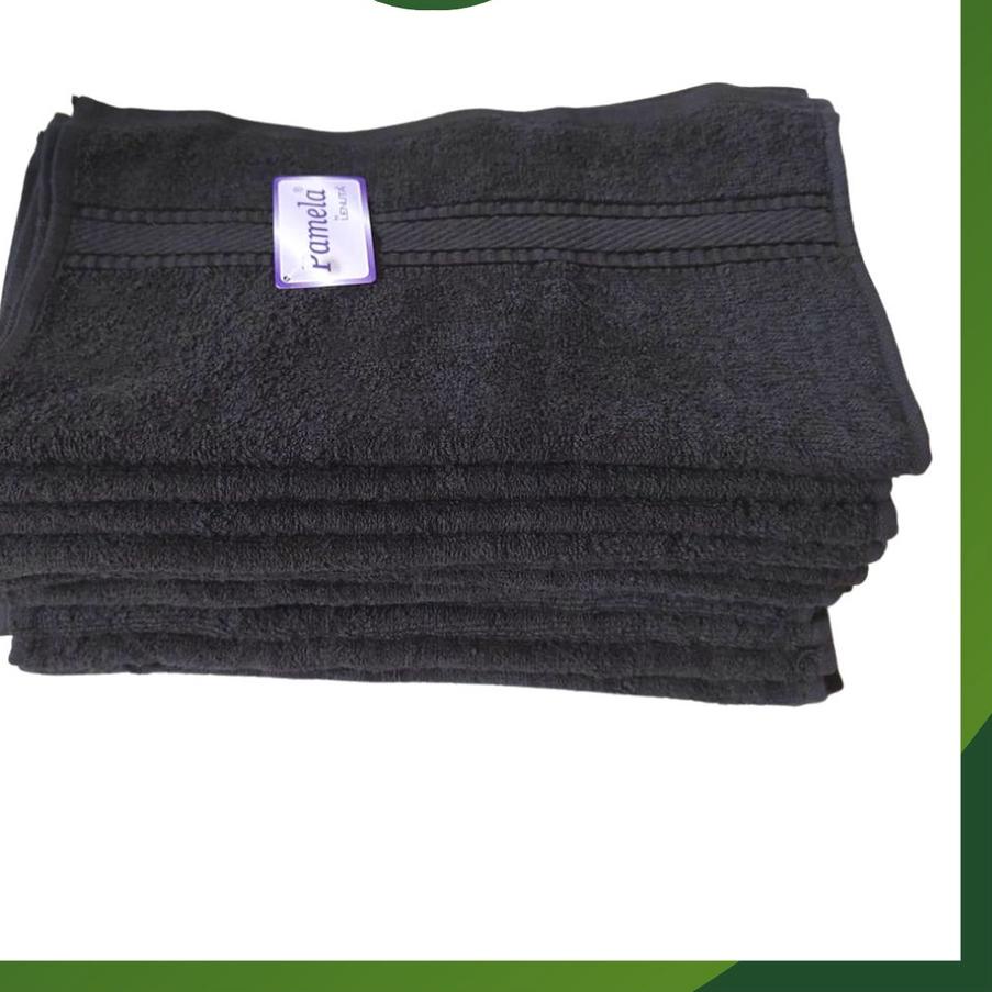 TERBARU  Handuk Chalmer Sport Salon Hitam 30x70 Handuk Sport Murah Handuk Sports Handuk Hitam Kecil