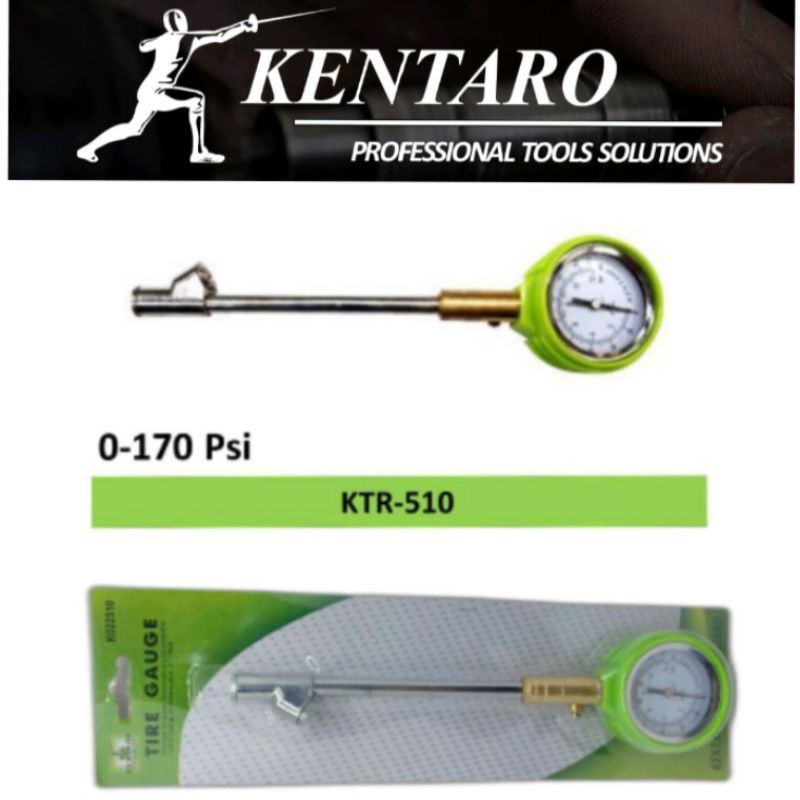 Alat ukur tekanan angin ban heavy duty 170PSI KENTARO JAPAN quality