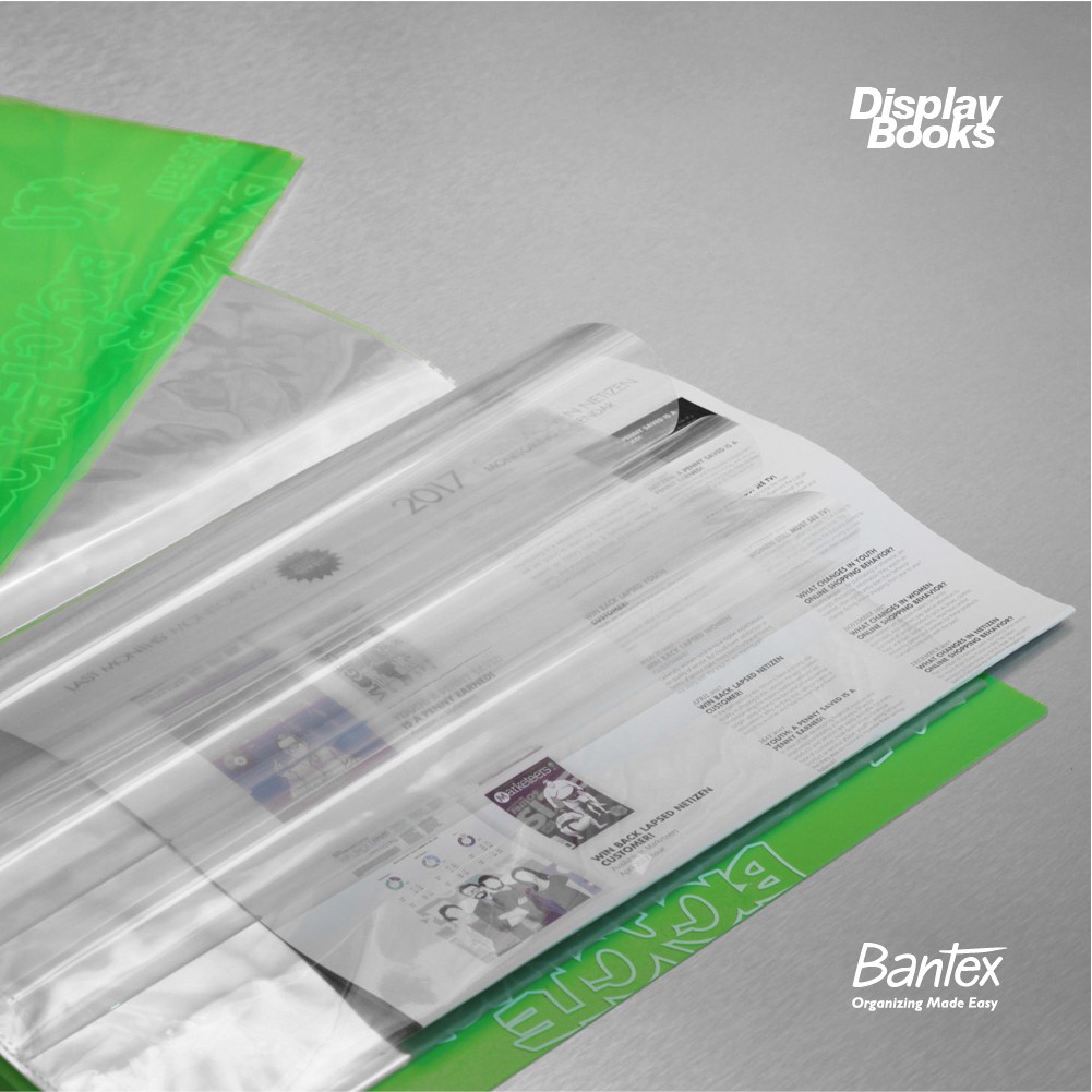 

Bantex Clear Holder Polos Folio F4 Motif Unik