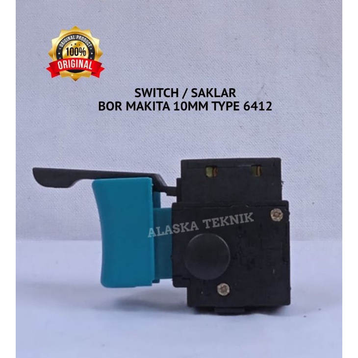 Switch Saklar Mesin Bor Makita 10mm 6412 Bolak Balik / Skakel Sakelar Bor 10 mm Makita Type 6412 / O