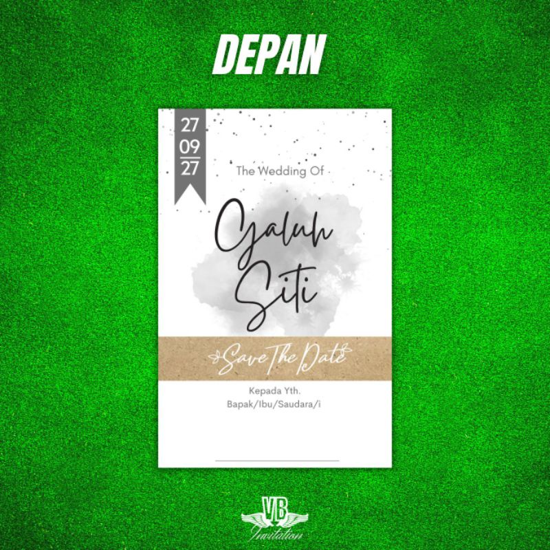 UNDANGAN PERNIKAHAN AESTETIC MURAH SIMPLE ELEGANT UNDANGAN KEKINIAN VIRAL VBU035