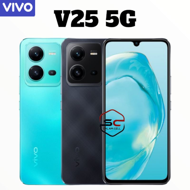 Vivo V25 5G Ram 8+8/256GB Camera 64MP44W Flash Charge Garansi Resmi