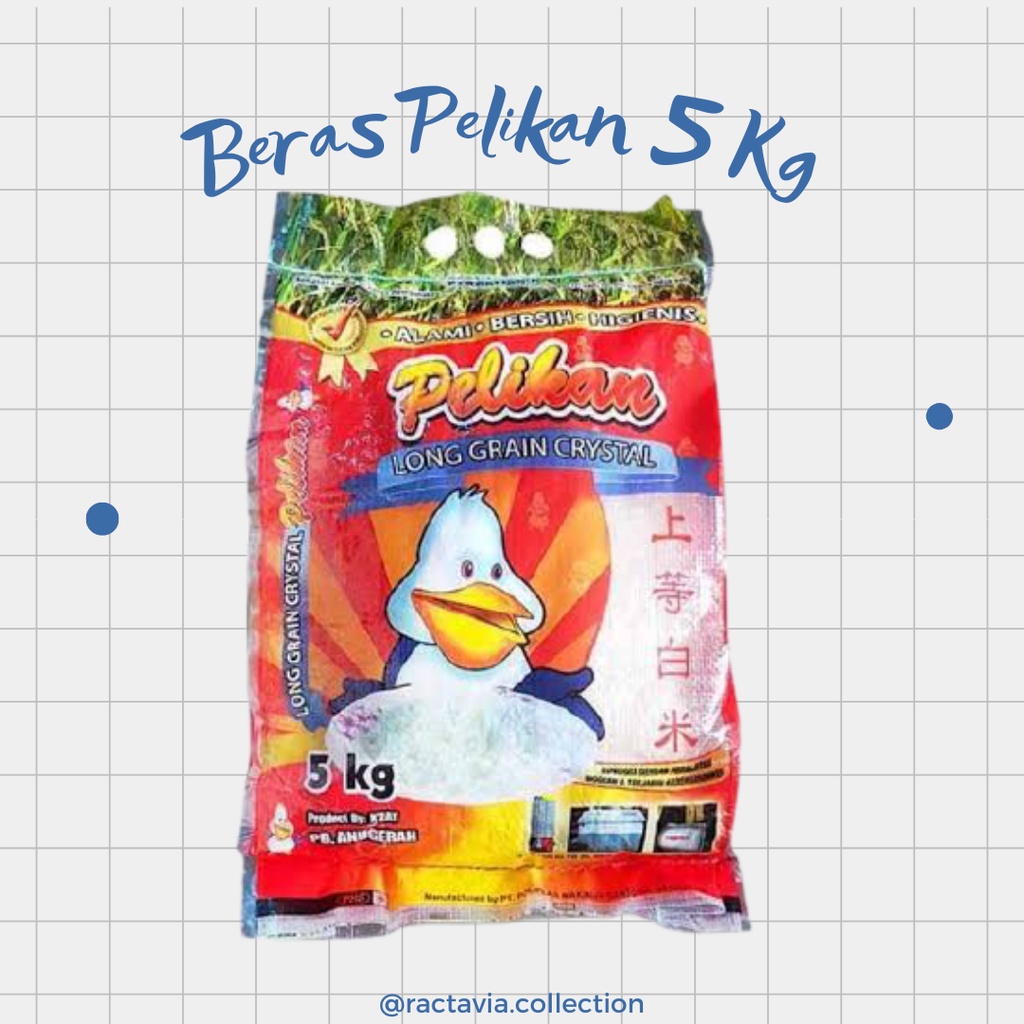 

BERAS PELIKAN 5 KG