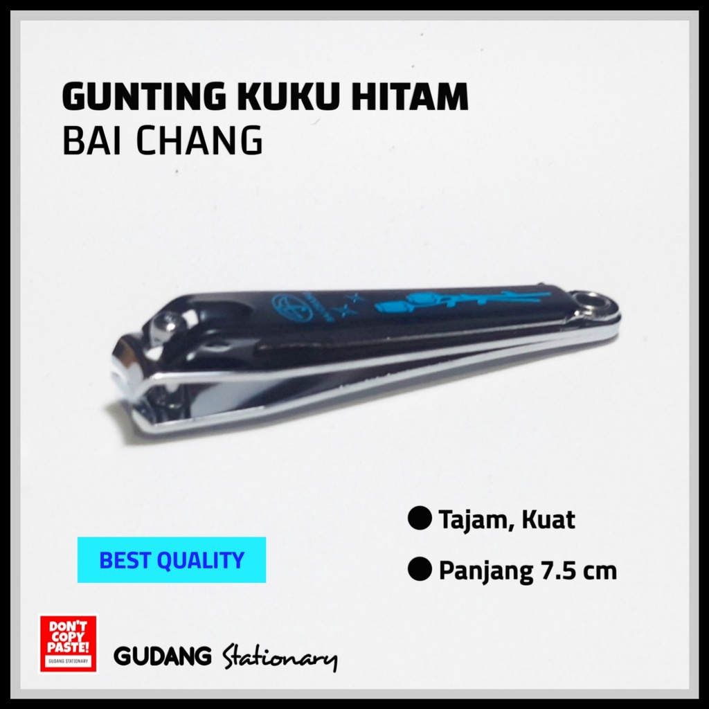 Gunting Kuku Hitam BAI CHANG [ 1 pcs ]