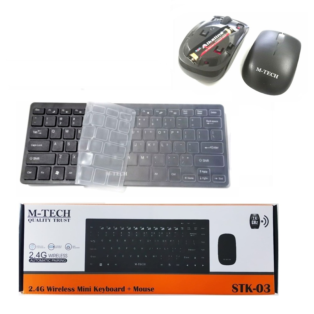 M-Tech Keyboard + Mouse Wireless STK-03