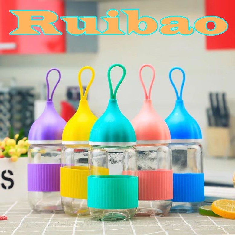 Botol Minum Kaca 350 ml / Gelas Kaca RB－225