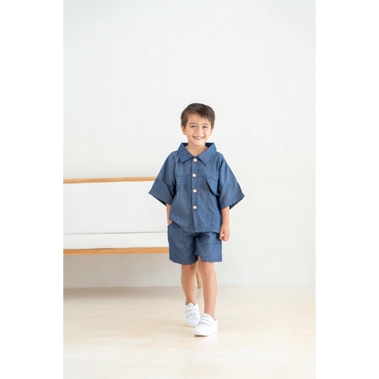 RACHIDKIDS / SETELAN JEANS ANAK / DEAN SET