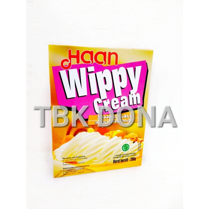 

Haan Wippy Cream 200gr / Wippy Cream Haan 200gr Murah