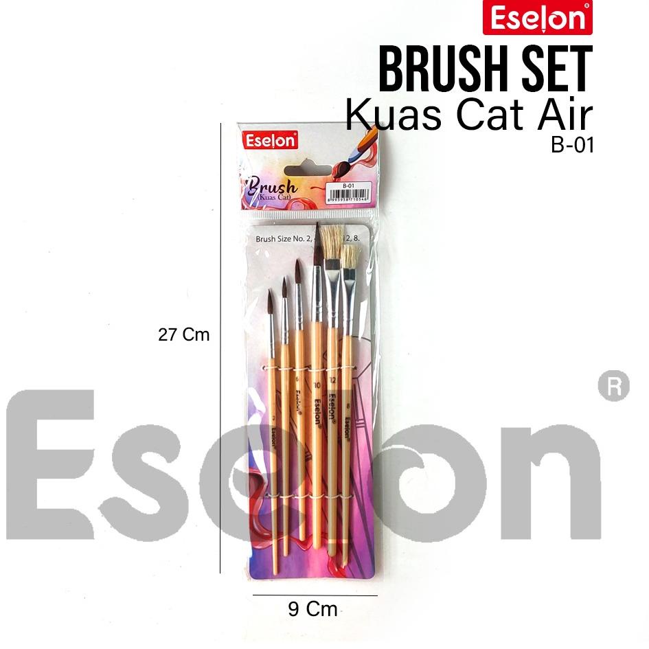 

じ Kuas Lukis Cat Air Set Eselon / 1pack kuas cat air arcylic ⇧