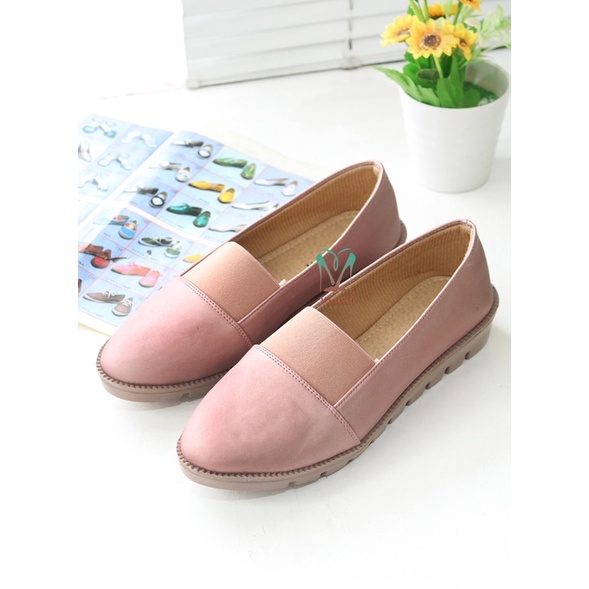 Mym2m Sepatu Wanita Slip On Kasual Terlaris Keslina