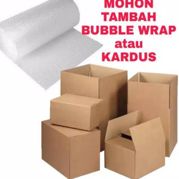 

Seri-E66A♫♪ KARDUS ATAU BUBBLE WRAP TAMBAHAN UNTUK LEBIH AMAN DALAM PENGIRIMAN BUBLE paling laris