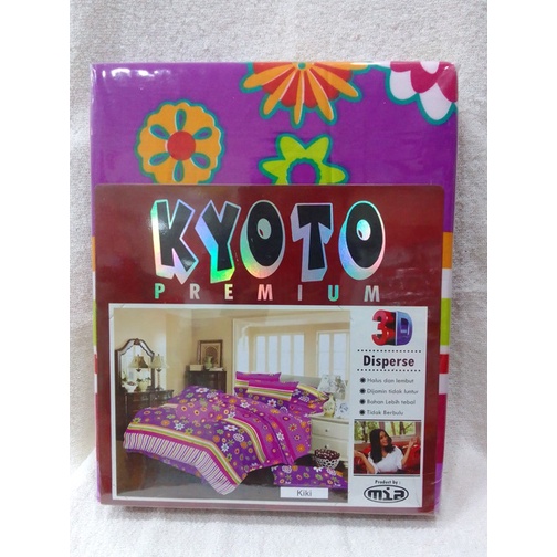 Sprei Kyoto Ukuran 180x200 / Sprei Kyoto Murah / Sprei Murah / Sprei Dewasa / Sprei Motif Bunga