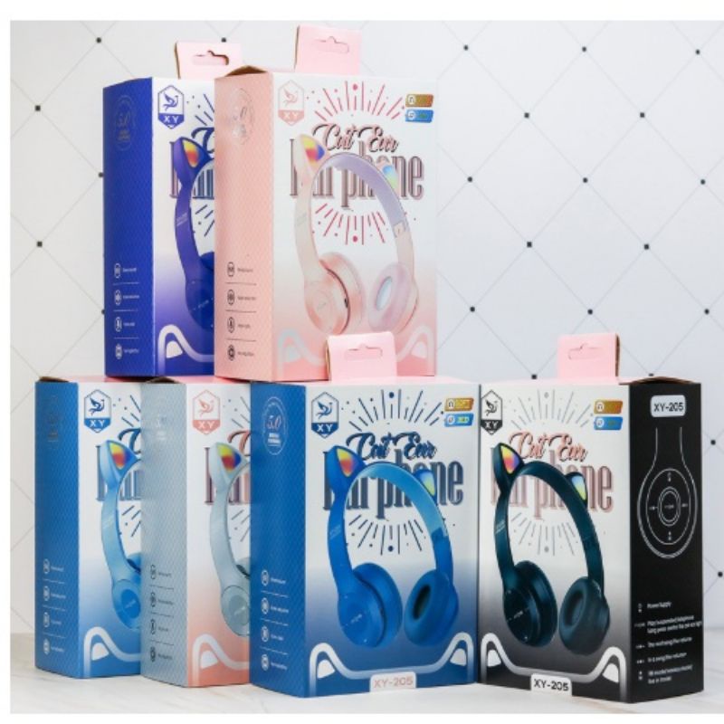 Headset bluetooth bando kucing