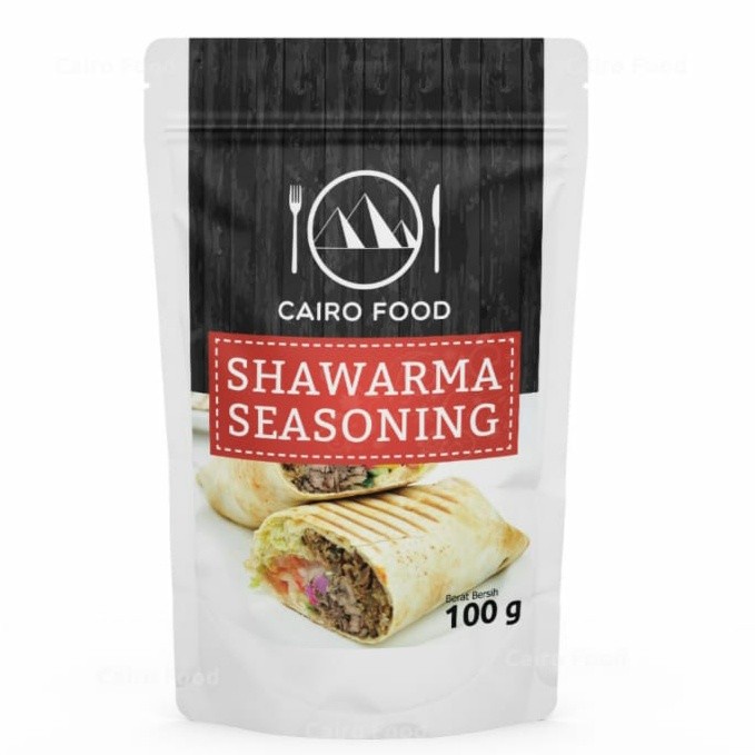 

⭐BISA COD⭐ BUMBU INSTAN SHAWARMA SEASONING ISI 100 GRAM BRAND CAIRO FOOD