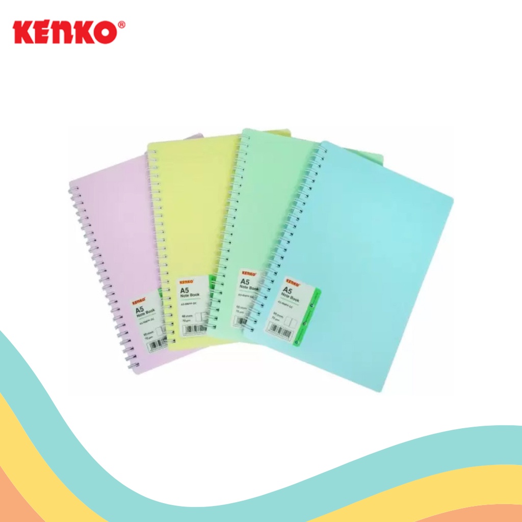 

NOTES SPIRAL KENKO A5 RNPP-OC PASTEL (1 PCS)