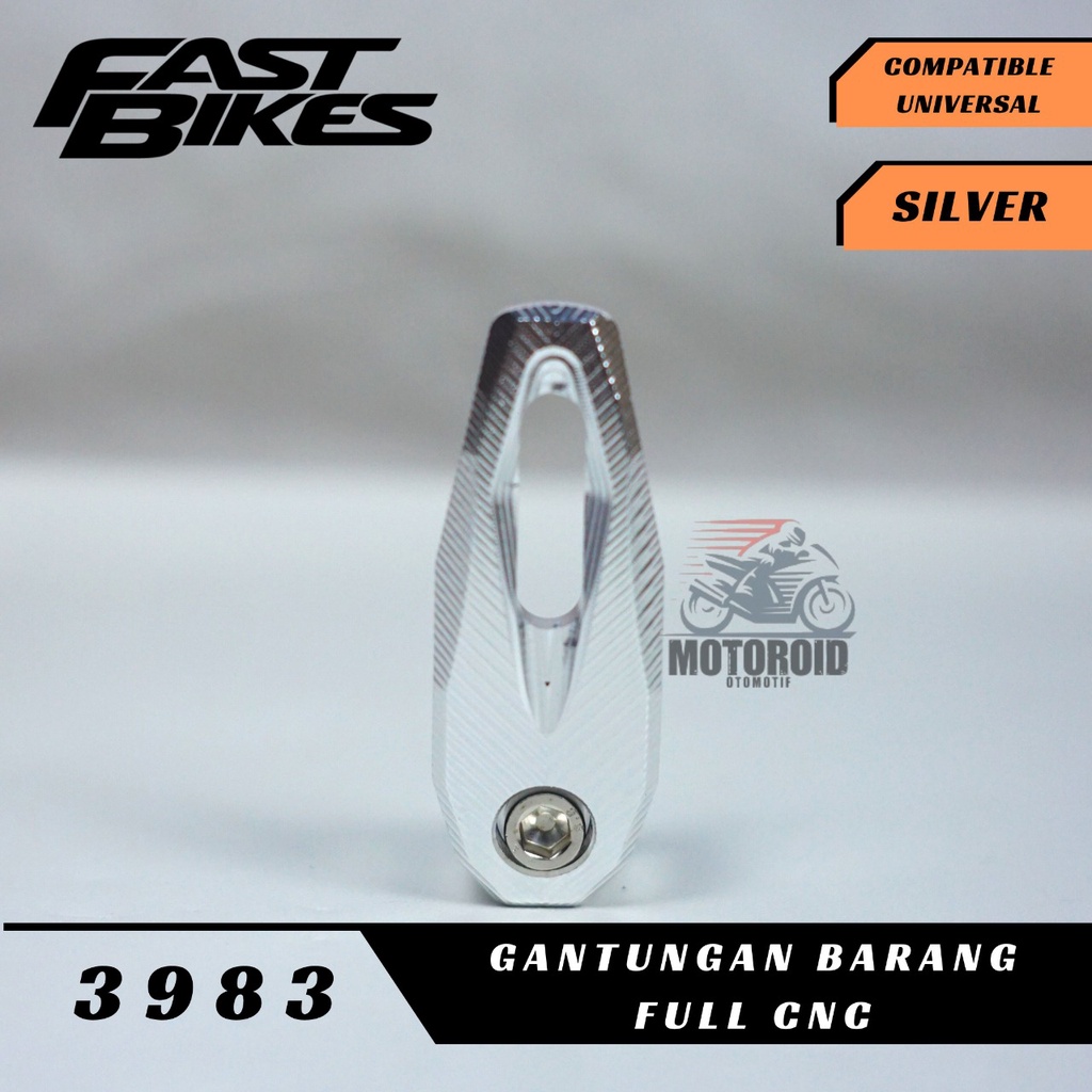 gantungan barang full cnc aluminium standar fastbikes universal semua motor masuk