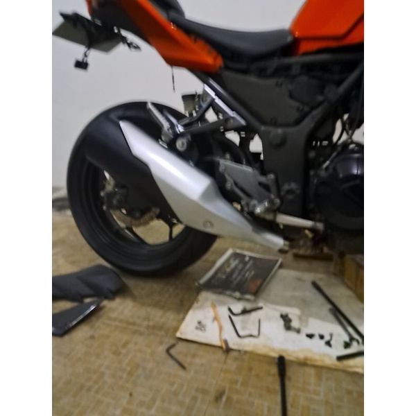 Kawasaki Ninja 250 / Z250 — Header Slip-on Standard · Silver — foto 4