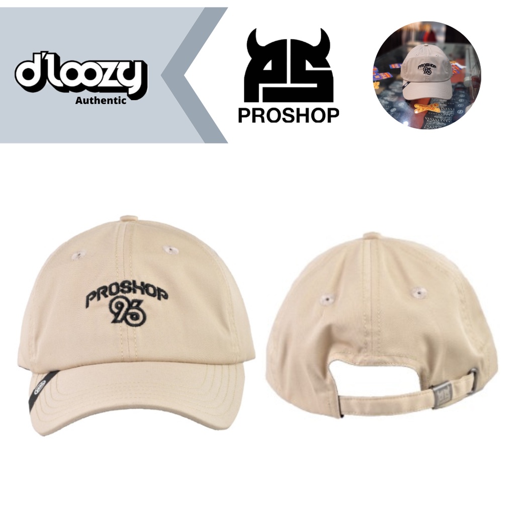 PROSHOP Topi Baseball Polocap Polo Cap Logo Cream 023