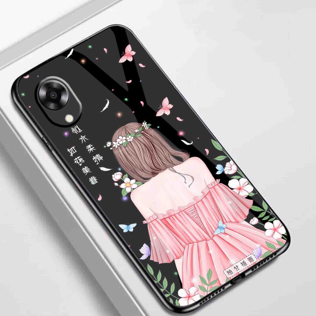 (J03) Softcase Oppo A17k - Softcase Kaca Oppo A17k - Case Aesthetic Oppo A17k - Case keren Oppo A17k