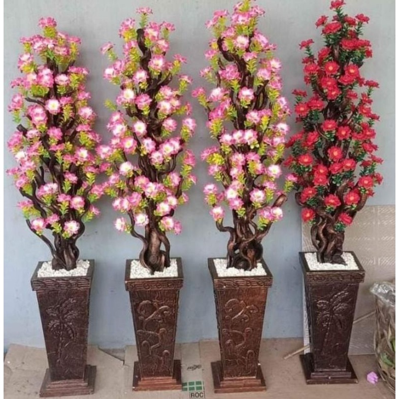 SEMANGGI TUNGGAL AKAR TINGGI 120CM // BUNGA HIAS SUDUT RUANGAN DEKORASI ARTIFICIAL // TANAMAN PAJANG