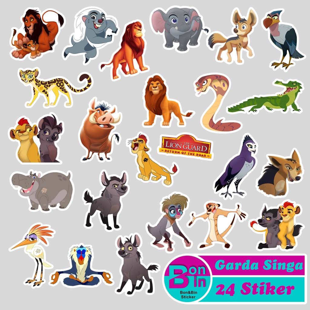 

Stiker Anak - Garda Singa Disney