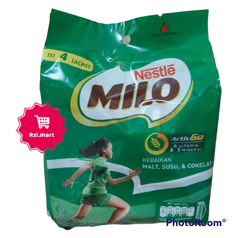 

MILO MINUMAN SERBUK COKELAT 4x22g