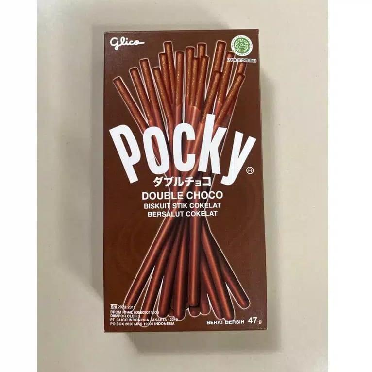 

Seri(P61F)➸ Glico Pocky Regular 47gr / Biskuit Stik Salut Coklat proses cepat