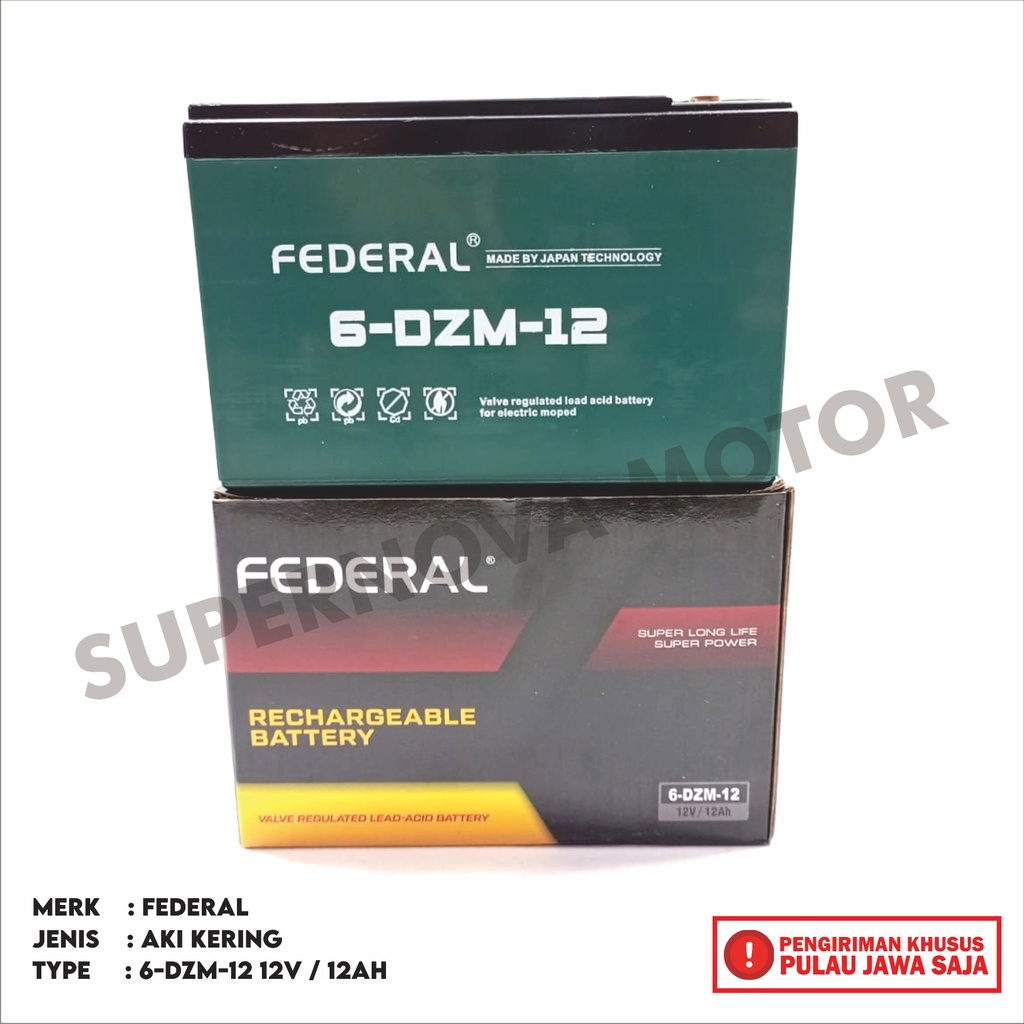 Jual AKI SEPEDA LISTRIK AKI KERING 6-DZM-12 12AH AKI KENDARAAN LISTRIK