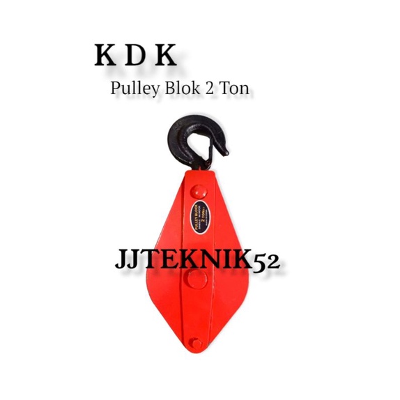 Katrol Kapal - Kerekan Sumur - Kerekan Timba Besi 2 Ton KDK