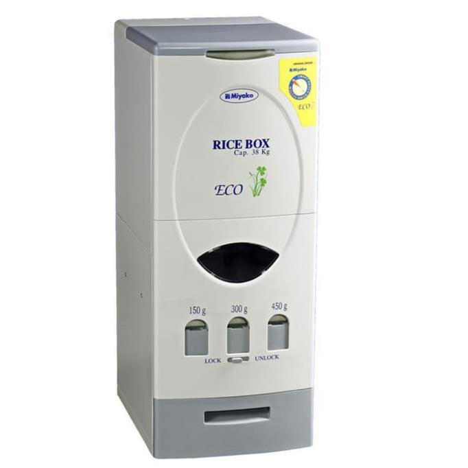 DISKON RICE BOX / TEMPAT PENYIMPANAN BERAS MEREK MIYAKO 38KG RER4645RER