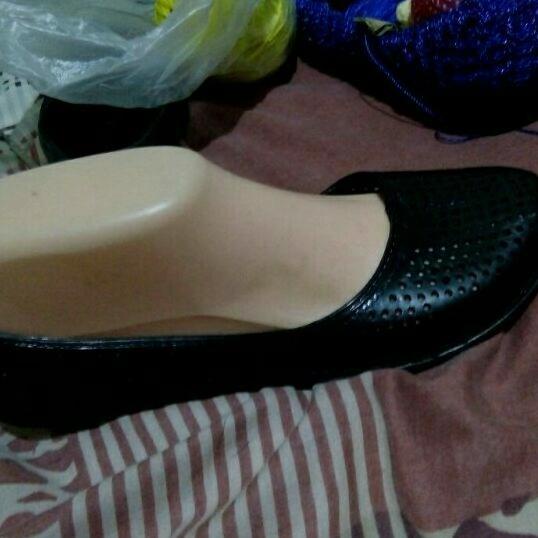 8890 - Sepatu Flat Shoes Karet Tipis Motif Jarum Sepatu Karet Tipis Motif Lubang Ukuran 36 - 41 –MPR