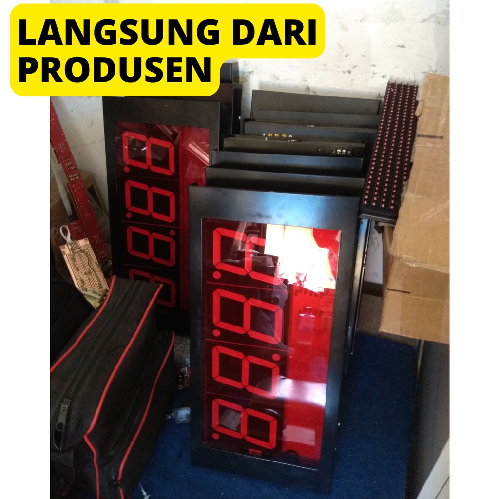 Jam Digital Masjid Timer Adzan Iqomah Sholat Led Tbk
