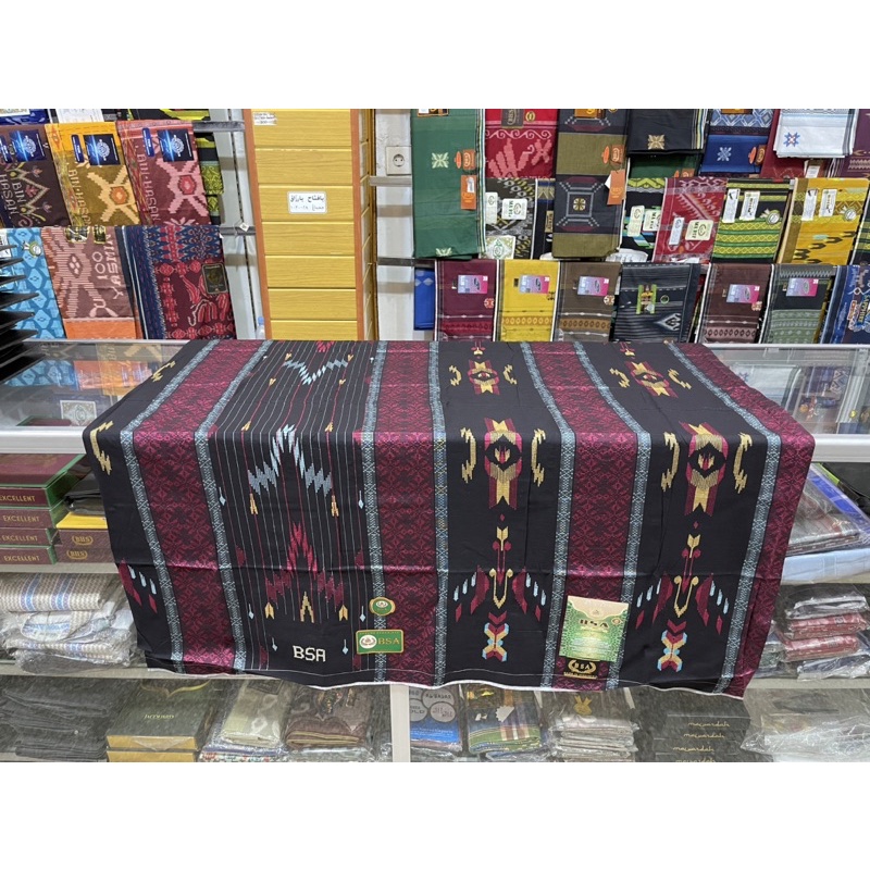 Sarung Tenun BSA SGE Mesres Tenun Samarinda Premium