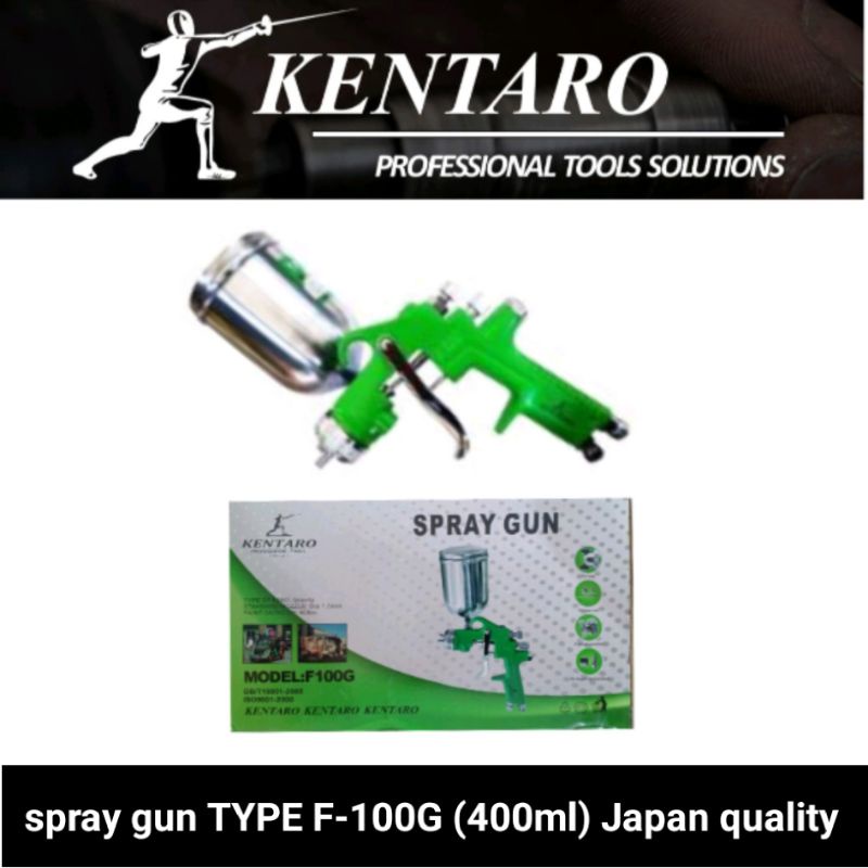 spray gun F-100G / semprotan cat (400ml) kentaro Japan