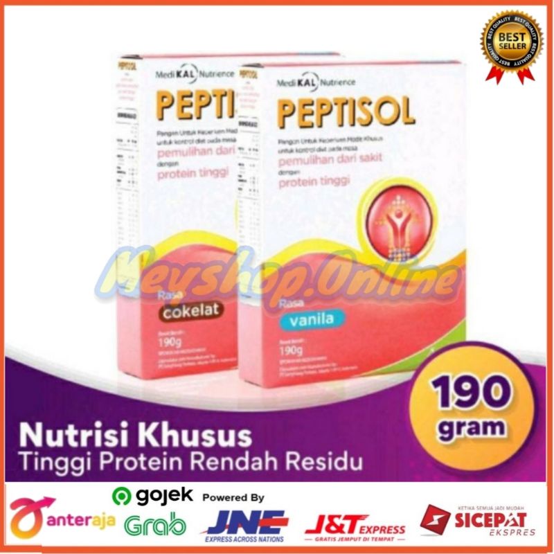 

Susu PEPTISOL 190gr rasa Vanilla Coklat